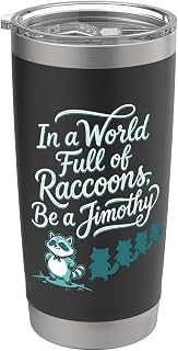 Jimothy raccoon seattle meme viral Stainless Steel Insulated Tumbler