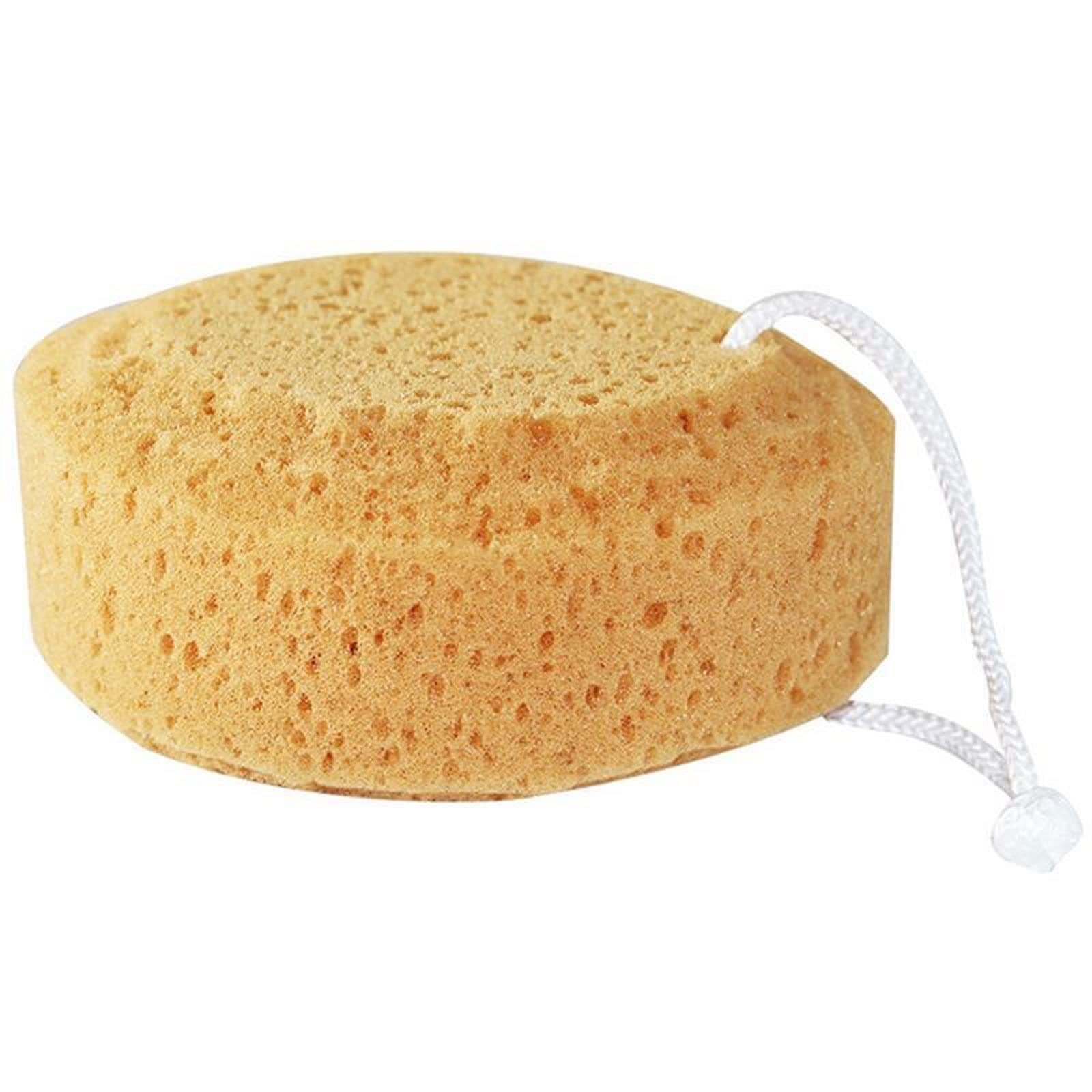 Esponja de Cepillado en seco, esponjas de baño for Ducha, Cuerpo Natural, Exfoliante, Panal de Abeja, mar, bebé, Algas Marinas, Suave baño, sensación de Lana, esponjas