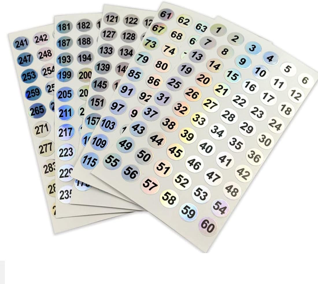 Autocollant Vinyle 'Numero 8' Version V3 - Sticker Design, Fabrication Espagnole, Neuf, Pour Personnalisation