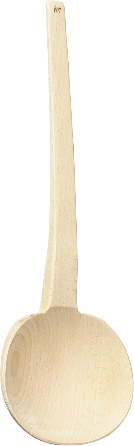 Endoshoji BSY08021 Commercial Soup Ladle, 8.3 inches (21 cm), Beech Wood, Made in Japan