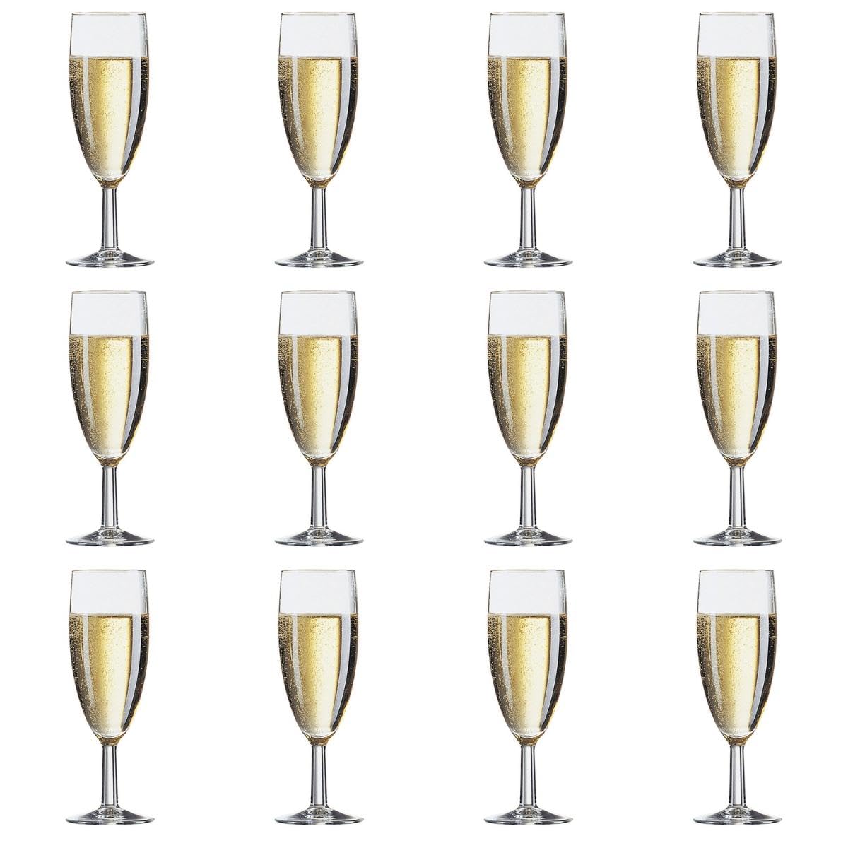 Arcoroc ARC 27810 Savoie Sektglas, Sektkelch, 170ml, Glas, transparent, 12 Stück