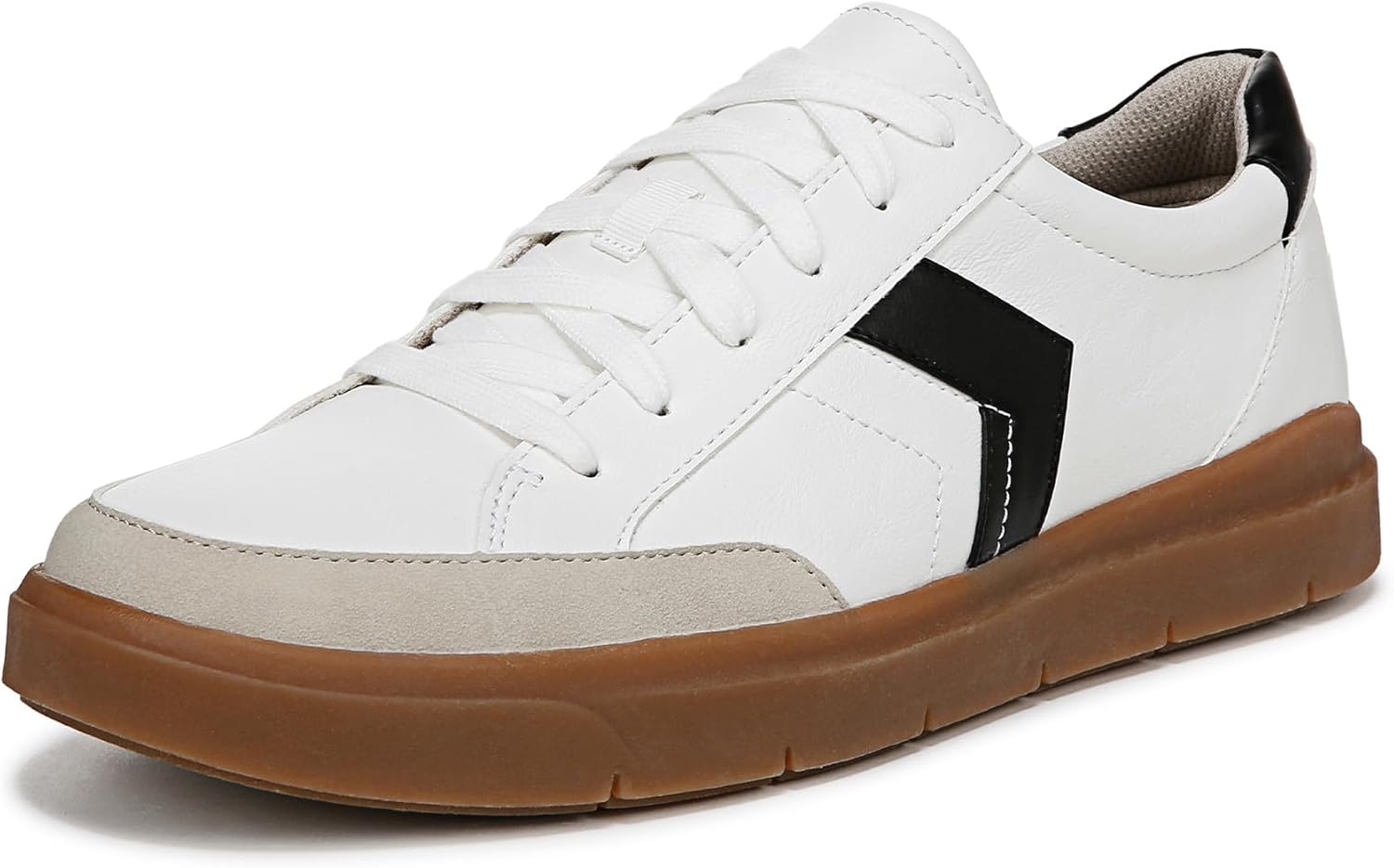 Dr. Scholl's Shoes Mens Madison Men Sneaker White/Black Smooth 10 M