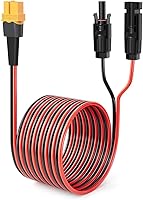 Vista 10 de Cable solar XT60 de 10 AWG, 10 pies, 2, 10, 25, 35, 50, 75, 100 pies, cable de extensión XT60, conector de panel solar a conector XT60 para estación