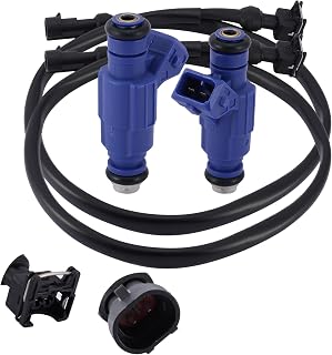 2PCS Fuel Injector Harness Set 0280156208 For Polaris Ranger 700 800 2006-2010,Ranger Crew 700 800 2008-2010,Ranger XP 700 800 2005-2010,RZR 4 800 2008-2010,Sportsman X2 700 800 1202863 1253558