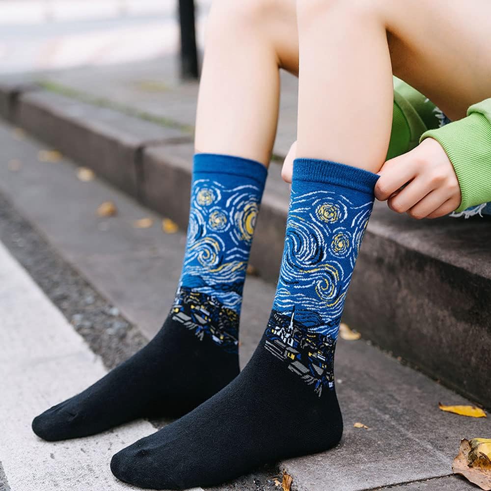 YEYSXSY 10 Pairs Comfortable Funny Socks for Men and Women Soft Breathable Novelty Ankle Socks for Daily Wear