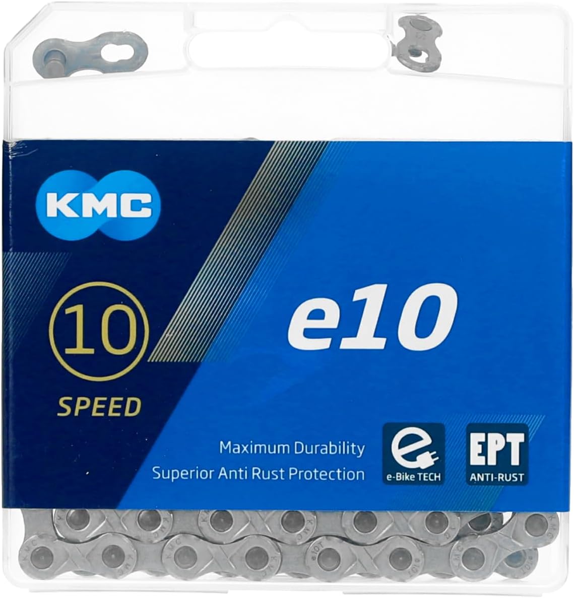 Unisex's E10 EPT Chain, Silver, 136 Link