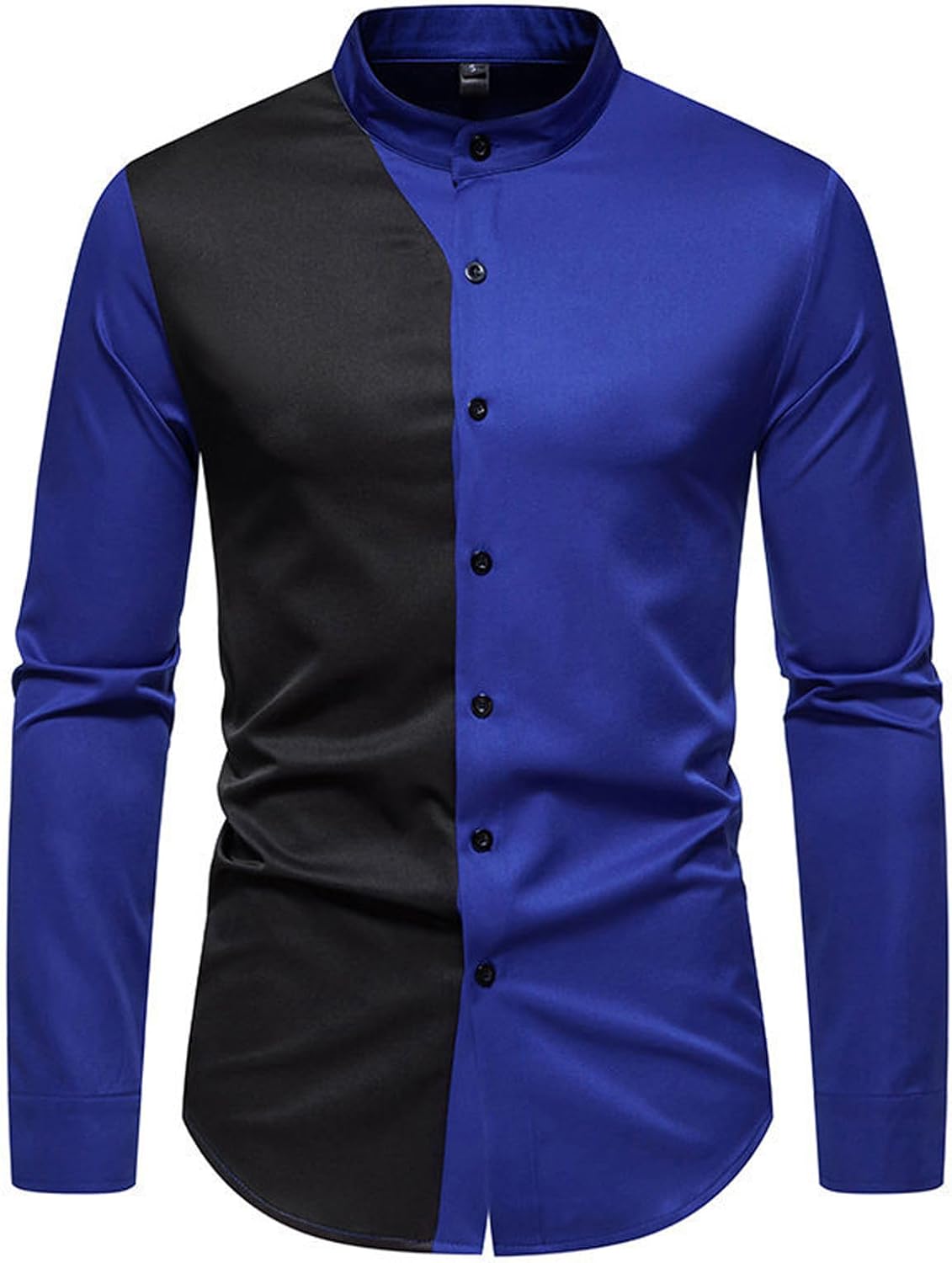 Men's Long Sleeve Button Down Dress Shirt Regular Fit Business Party