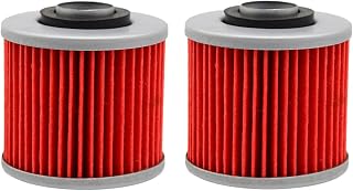 AHL 2 pack 145 Oil Filter Compatible with Yamaha XVS1100 V-Star 1100 1999 XV750 Virago 747 1992-1999 Xtz660 660 1991-1999 Szr660 660 1996-1998 XV250 ROUTE 66 250 1988-1990 1995-1997
