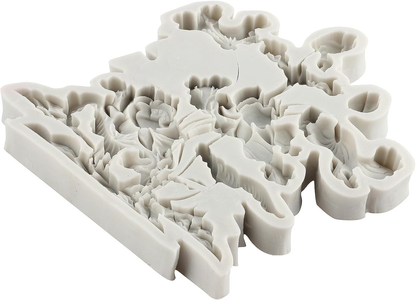 MINFEIDMSLotus Flower Silicone Fondant Mould Lotus Flower Chocolate Mould for Sugar Cake Decorating Cupcake Topper Gum Paste Candy Polymer Clay
