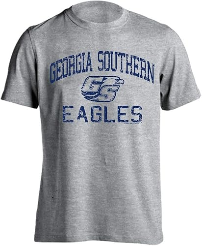 Miniatura 27 de Sport Your Gear NCAA Camiseta de manga corta retro con licencia oficial de aspecto desgastado para el día del juego, camiseta de espíritu deportivo