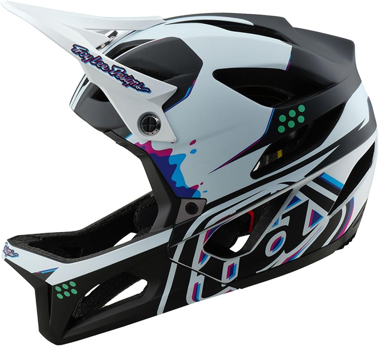 Troy Lee Designs - Stage Helmet; Trooper White XL/2X