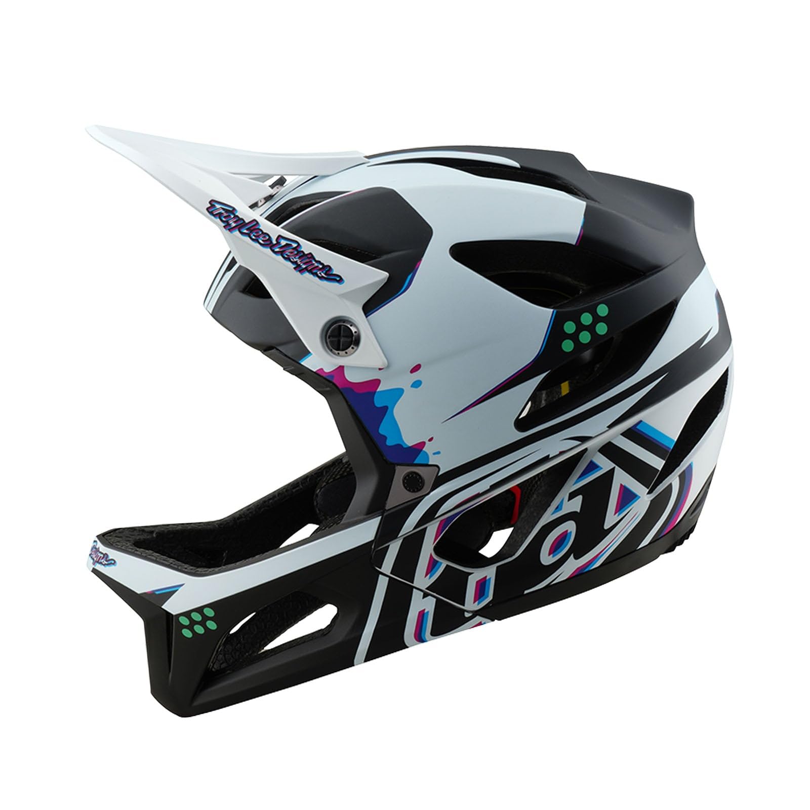 Troy Lee Designs Stage Helmet MIPS for Mountain Bicycle MTB BMX White M-L