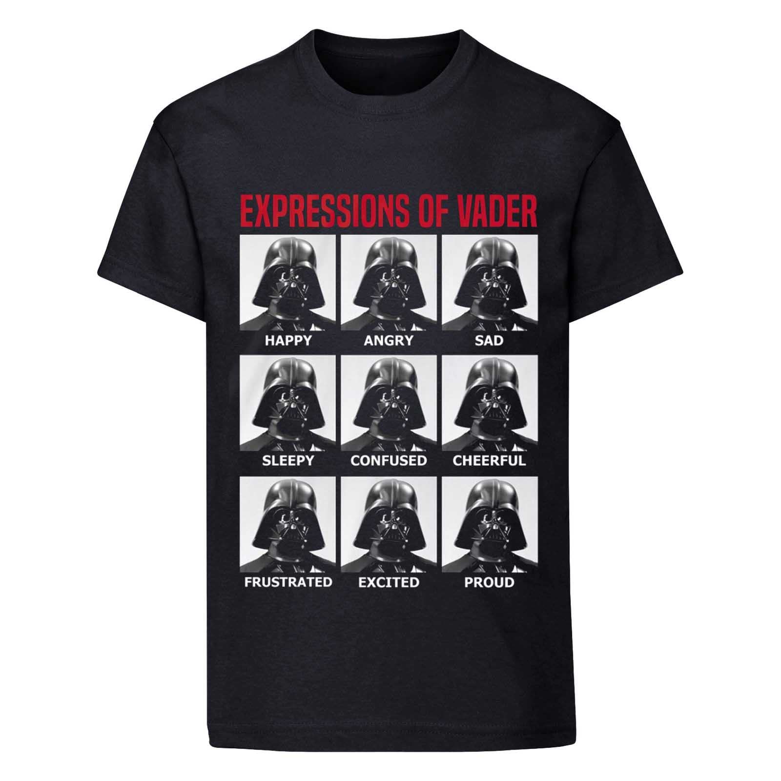 Star Wars Men's Black - Expressions Of Vader