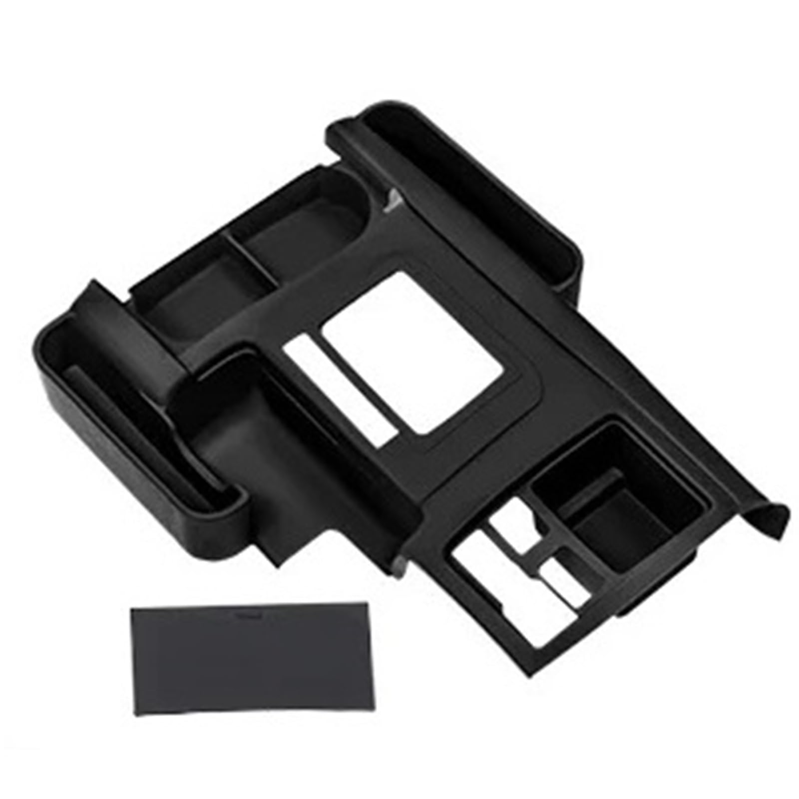 Reposabrazos Organizadores Funda protectora de silicona para consola central, compatible con Toyota Prado 150 LC150 2010-2023. consola central(2010-2017 56AT Black)