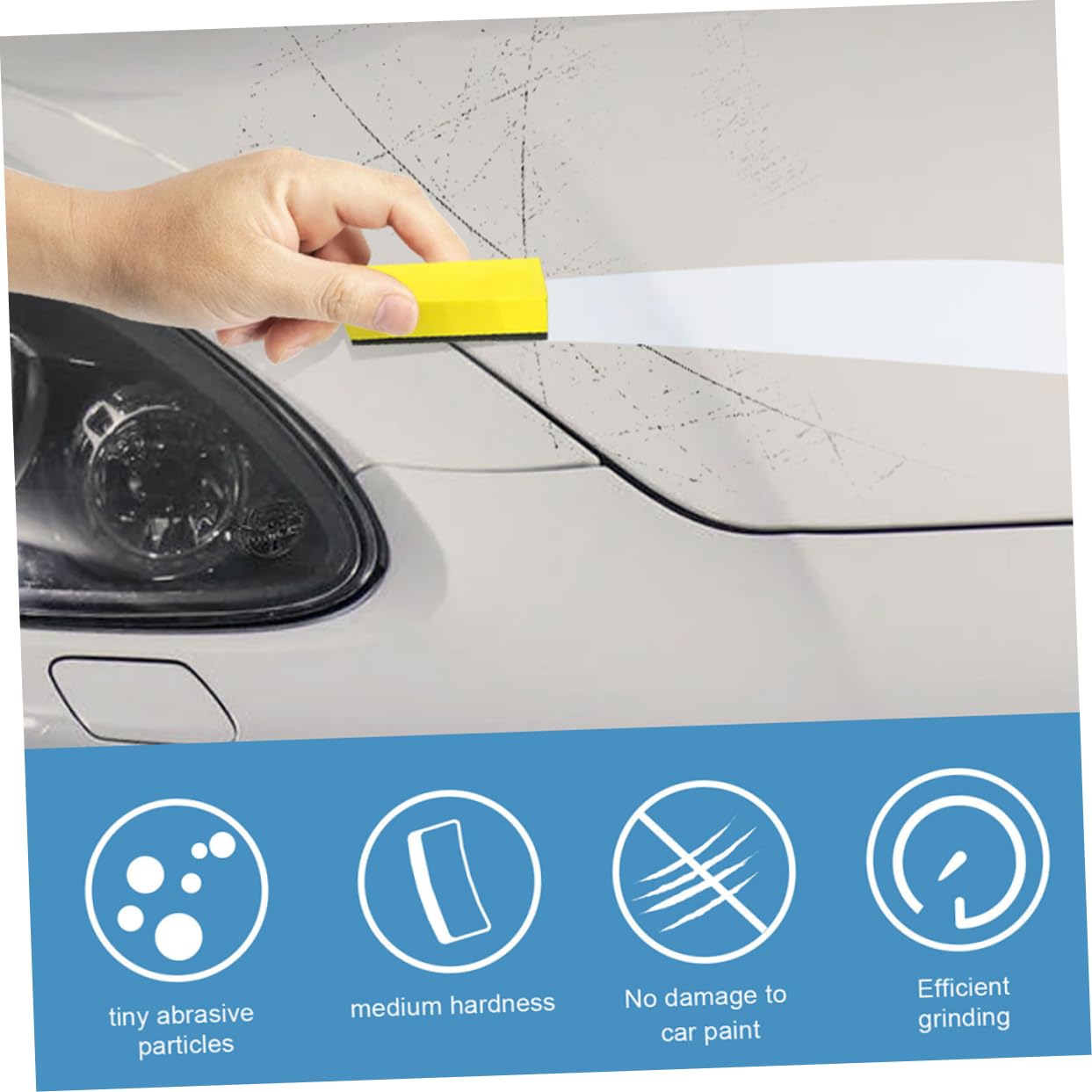 iplusmile 100stücke Auto Waschschwämme Hochabsorbierende Reinigungsschwämme Für Fahrzeugpflege Polieren Und Wachsen Für Innen Und Außenreinigung