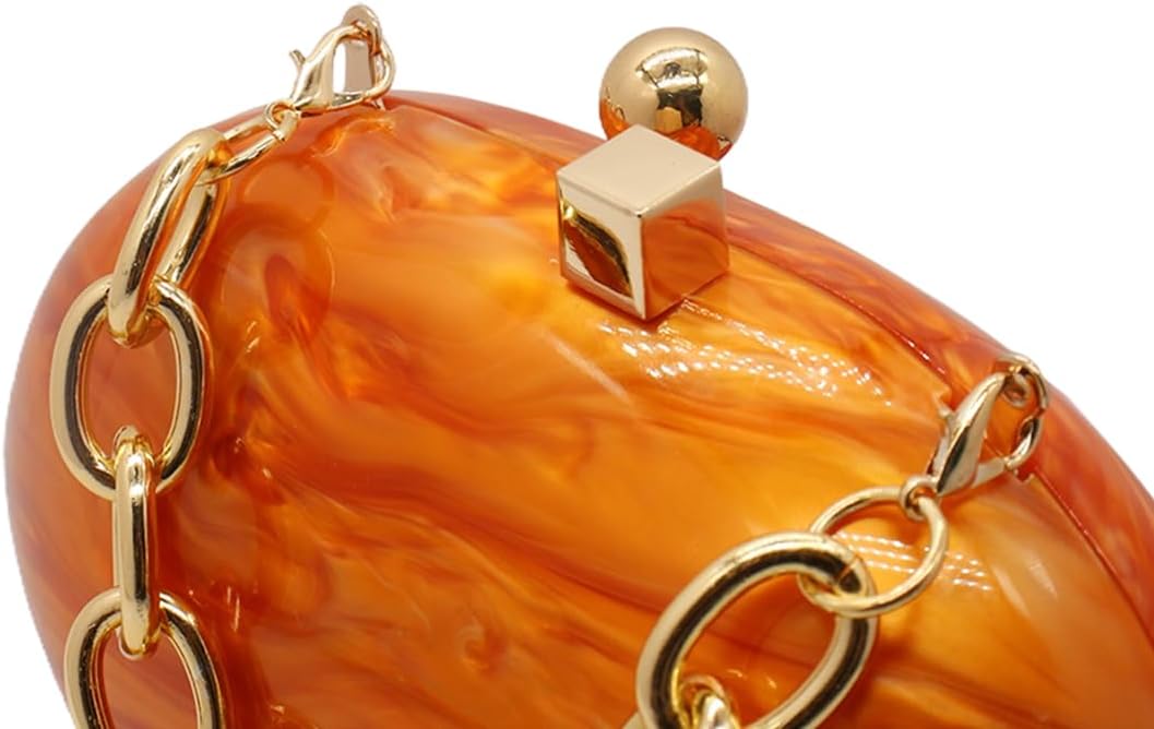 Women Acrylic Clutch Purse Marble Evening Bag Glitter Acrylic Shoulder Handbag Wedding Party Prom Trendy Purse