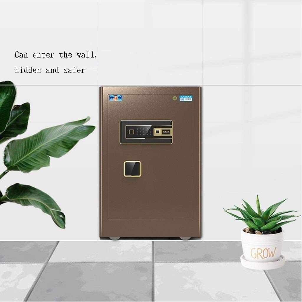 Cassetta di sicurezza Cassette di sicurezza impermeabili a prova di fuoco Cassette di sicurezza per la casa e cassette di sicurezza 45 Cm/60 Cm Password per impronte digitali domestiche elettronica co