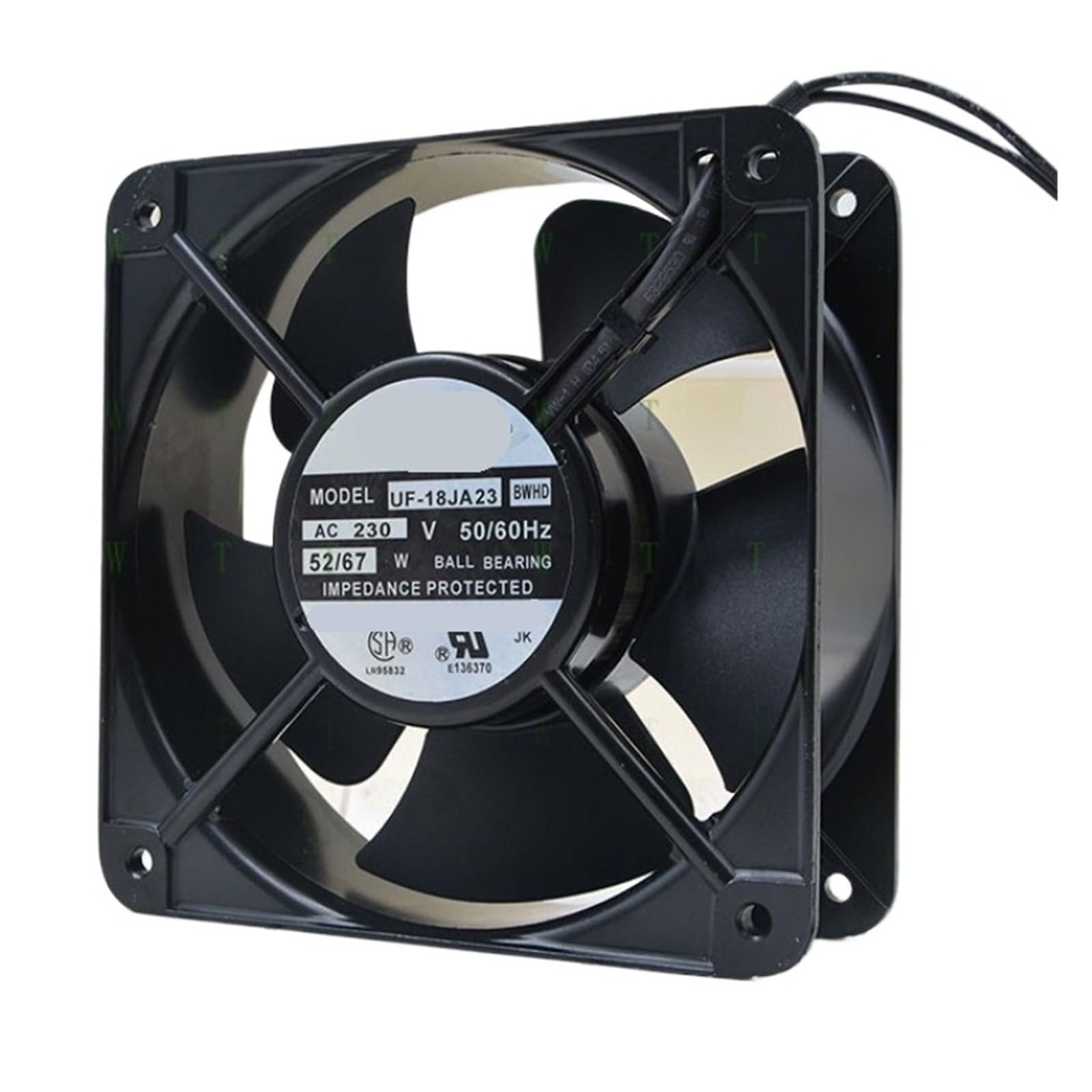 YMUGUEGH UF-18JA23 230V 52/67W 18060 18CM fan