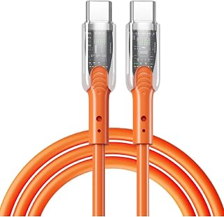 Geliştirilmiş Dayanıklılık ve Estetik, Akıllı Telefonlar için Hızlı Şarj Kablosu, 60w 480Mb/s Veri Aktarımı, Saf Bakır Tel, Anti-Kırılma Özellikli (USB Tip C)