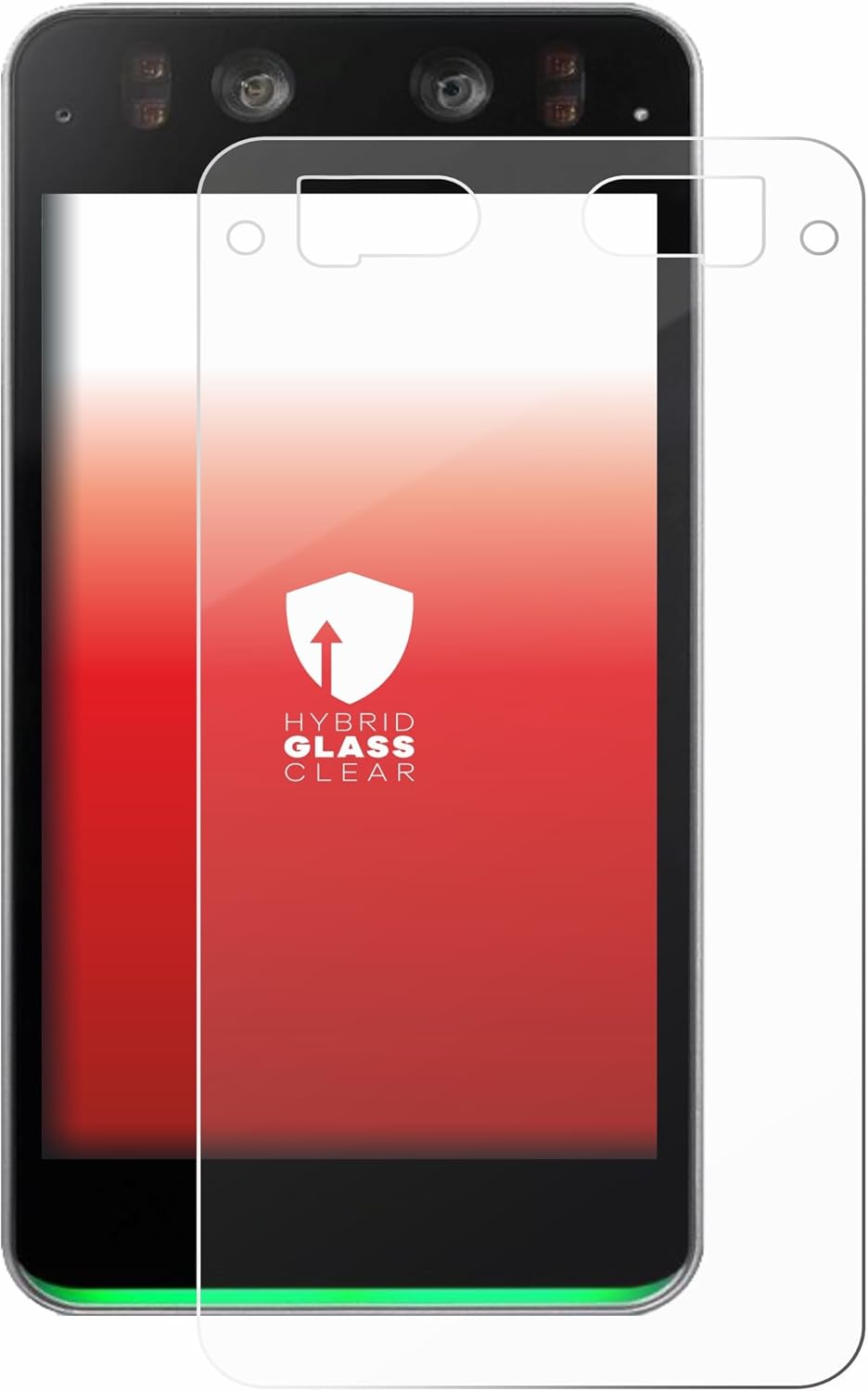 upscreen Screen Protector Film compatible with Suprema Biostation 3-9H Glass Protection, Extreme Scratch Resistant, 1-Pack, Clear