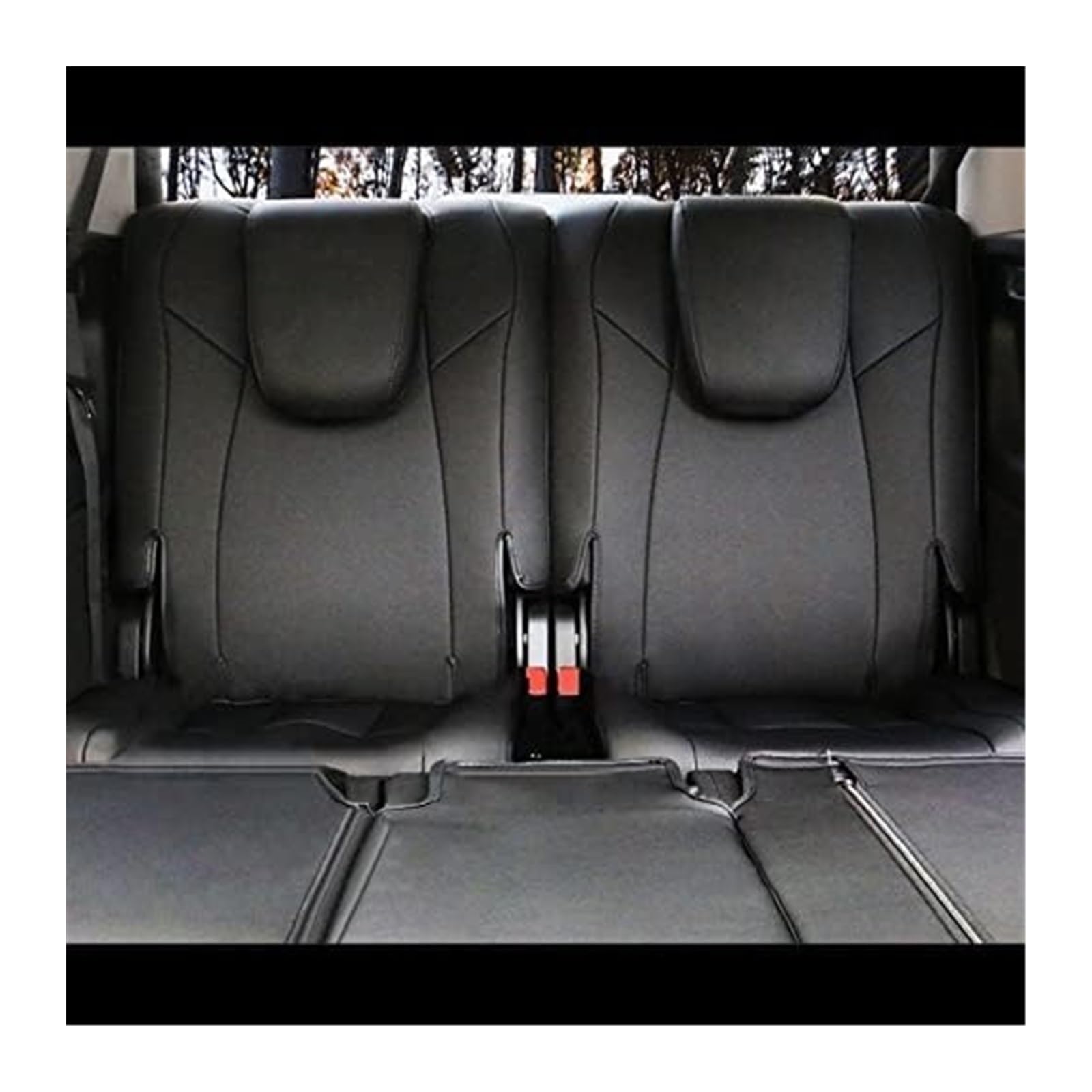Für Benz GLB 200 180 Komplettes Sitzbezug Set 7-Sitzer Leder Wasserdicht Inklusive Kissen Zubehör Autositzbezüge