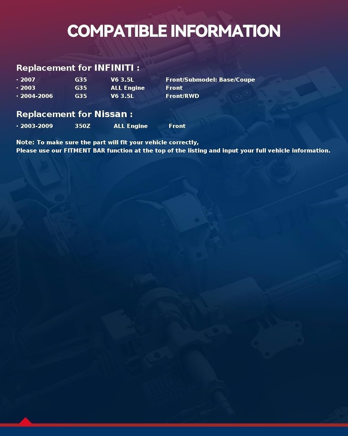 KAX 513268 2PCS Front Wheel Hub Bearing Compatible with Nissan 350Z 2003-2009,5 Lugs Wheel Bearing and Hub Assembly