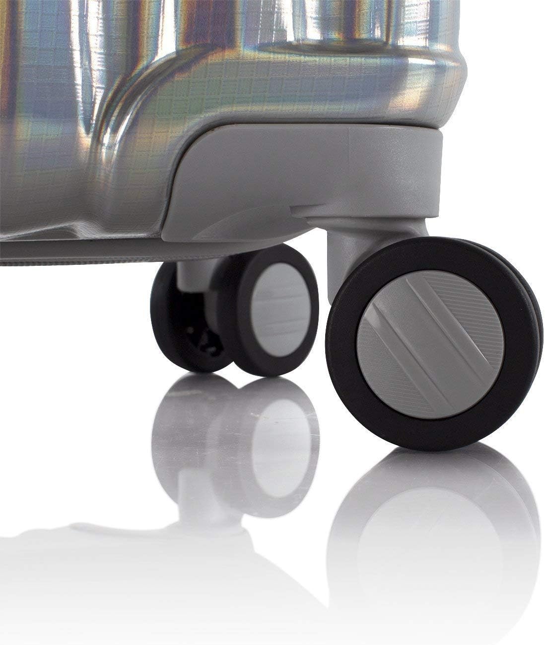 Heys America Astro Iridescent Spinner Luggage (Silver, 21")