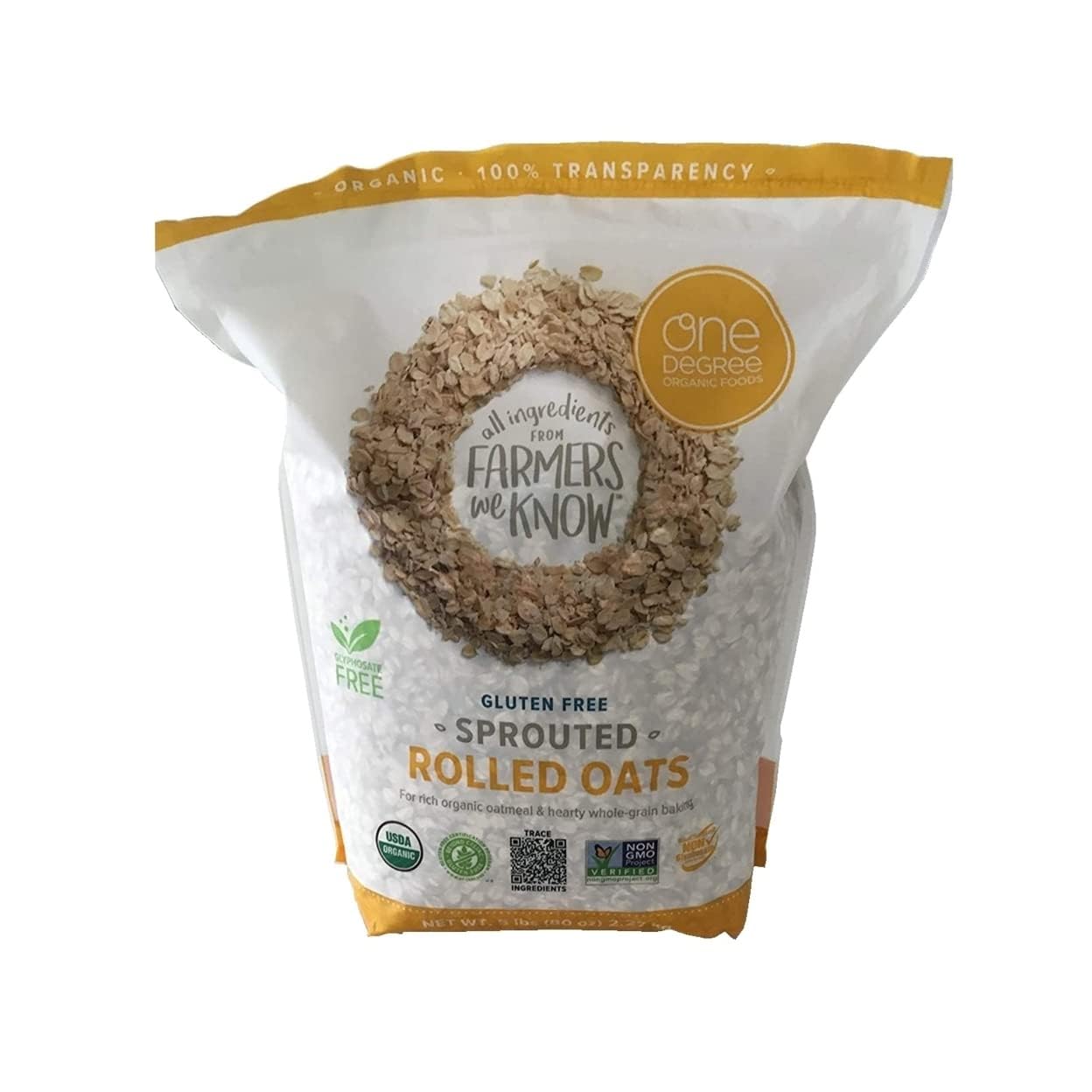 Avena Gluten Free Sprouted Rolled 5 Libras