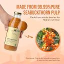 My Pahadi Dukan Himalayan Sea Buckthorn Dry Berry 80g & Pulp 300ml Combo, Rich in Vitamin C, Omega 3, 6, 7, 9, Antioxidants, Supports Immunity, Skin Glow, Gut, Organic, Lab-Tested, No Added Sugar gallery image