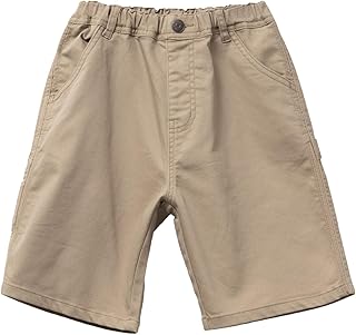 [NAVY] [ネイビー] のびるモン ペインターパンツ 子供服 男の子 キッズ ストレッチ ショートパンツ ボトムス