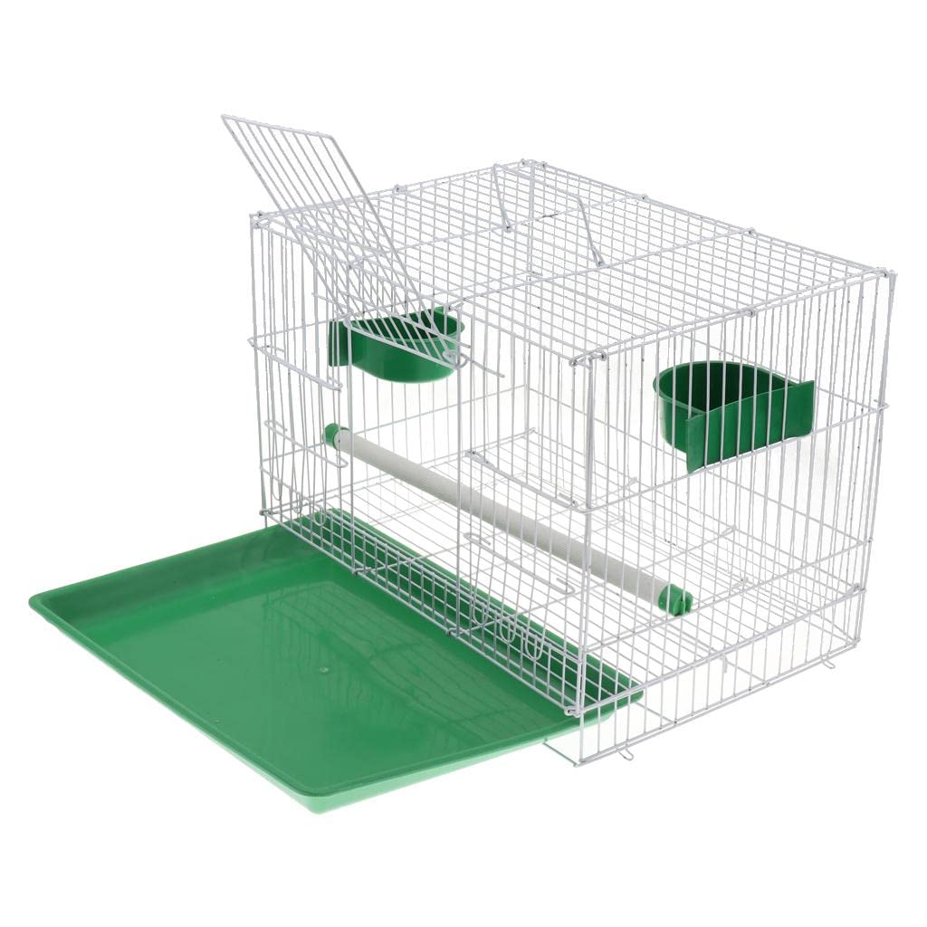 Großer Vogelkäfig aus Metall mit Tablett für Wellensittiche, Papageien, Kanarienvögel, Nymphens