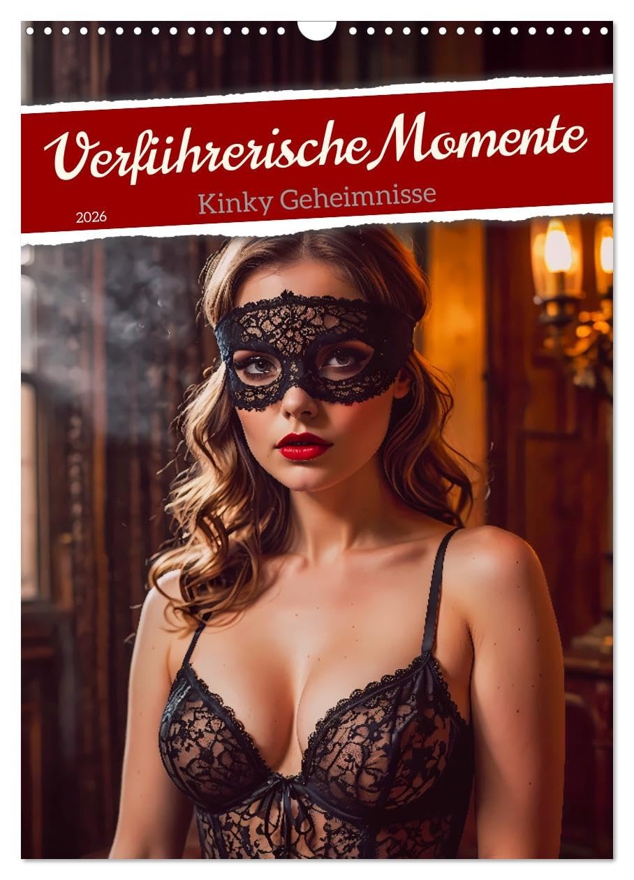 Seductive moments - Kinky secrets UK-Version (Wall Calendar 2026 DIN A3 Portrait), CALVENDO 12 Month Wall Calendar โ image 1