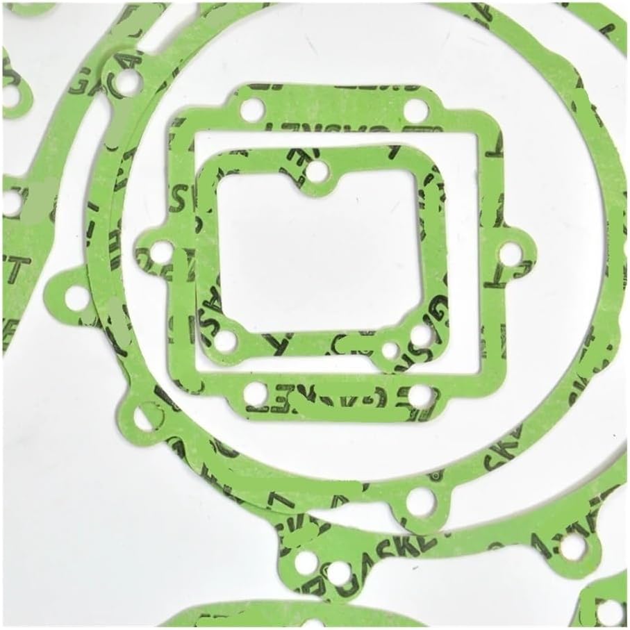 Motorcycle Cylinder Engine Crankcase Cover Gasket Kits Set Compatible with KDX200 KDX 200 1995-2006(Brown)