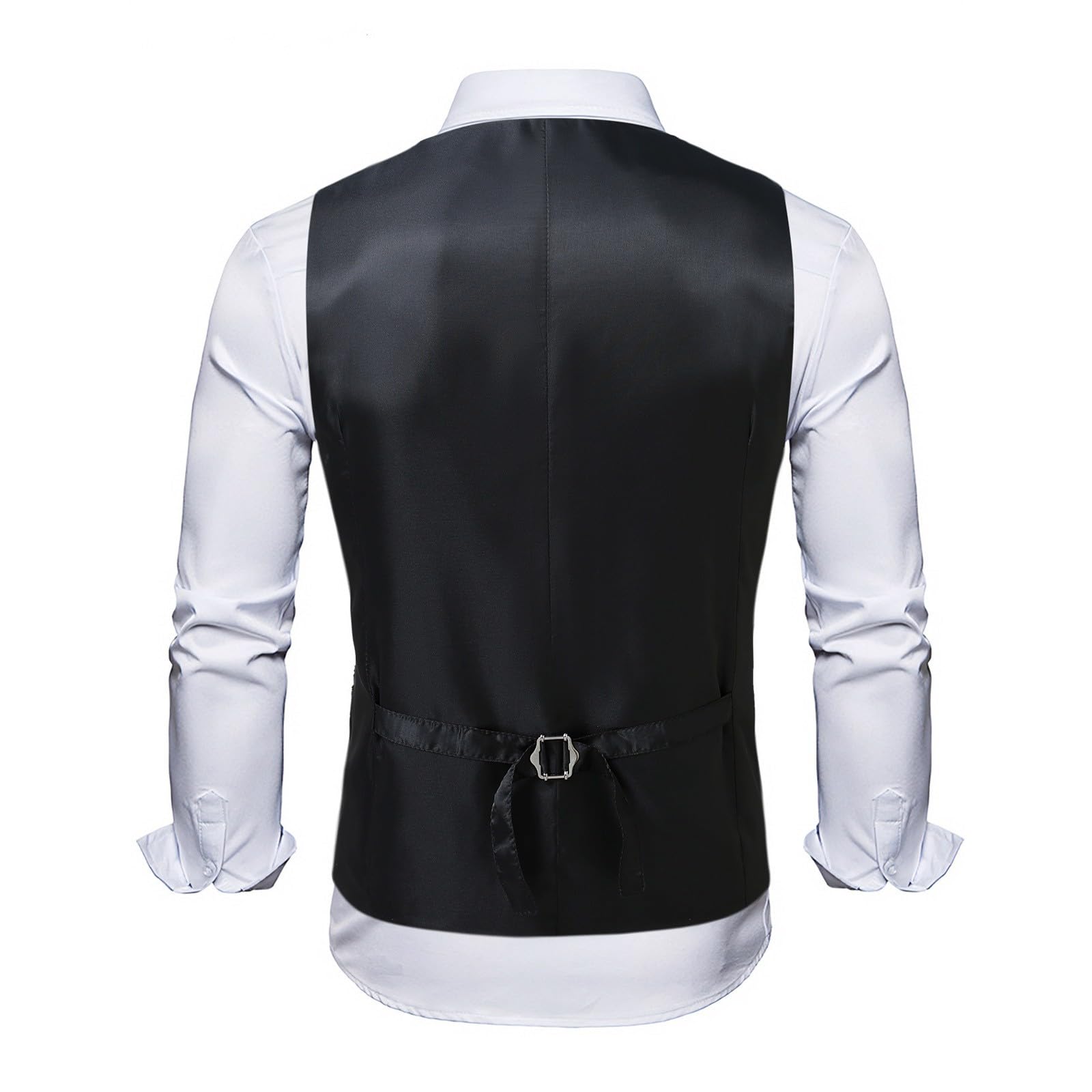Gilet Glitter Uomo Paillettes Vestiti Adulti Abiti Smanicato Sportivo Panciotto Gotico Abbigliamento Comode Eleganti Casual Carnevale Vintage