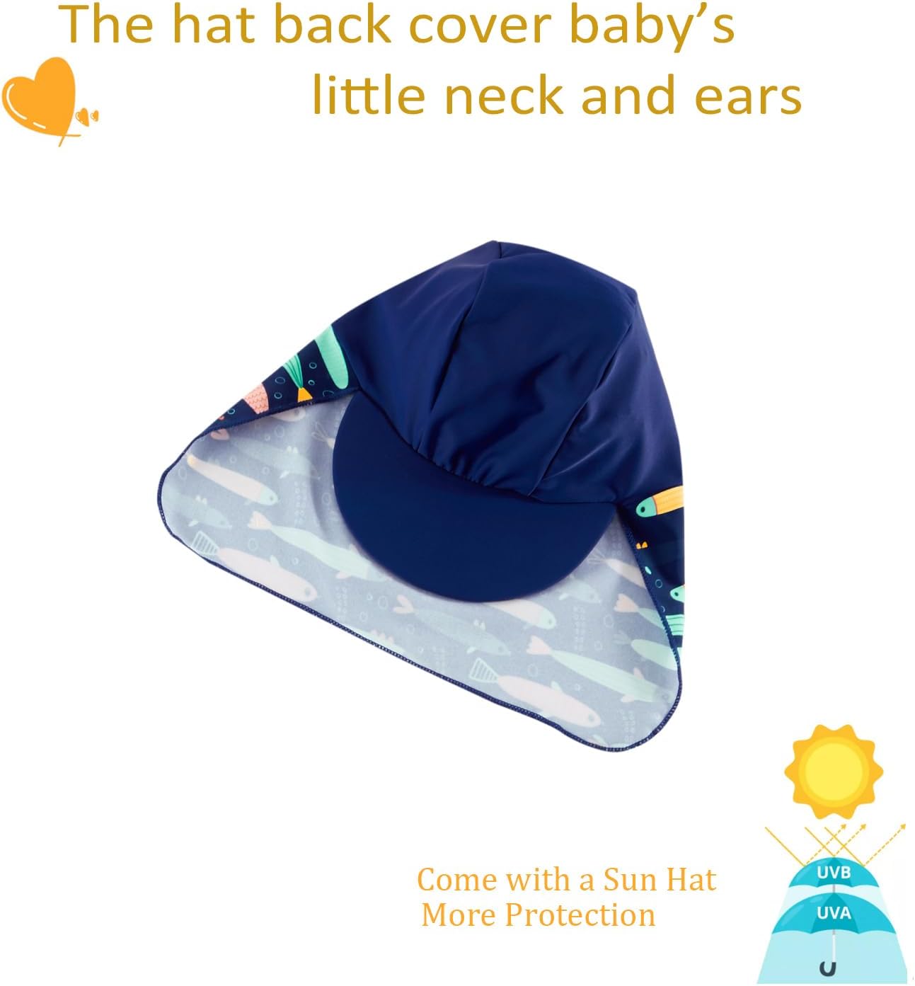 UMELOK Baby Boys UPF 50+ Sun Protection One Piece Rashguard Swimsuit with Snap Bottom - Image 6