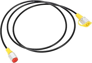 Hydraulic Test Hose, Nylon Aramid Fiber Polyurethane Material, 1.5M/4Ft M16x2 1/4Bsp, Test Coupling Point 630Bar Pressure for Hydraulic Systems