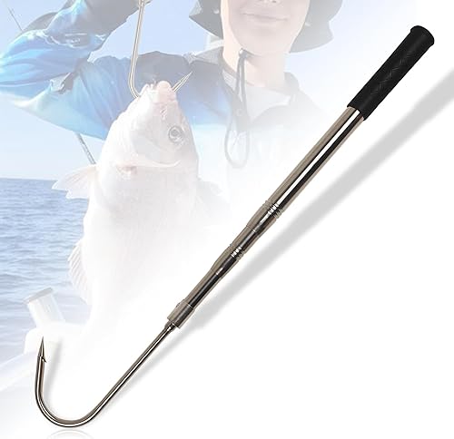 Caña de pescar telescópica con dientes de 1~5, arpón de pesca de mar y hielo con barbas, lanza de pesca para caza de peces, ranas, topos Gancho