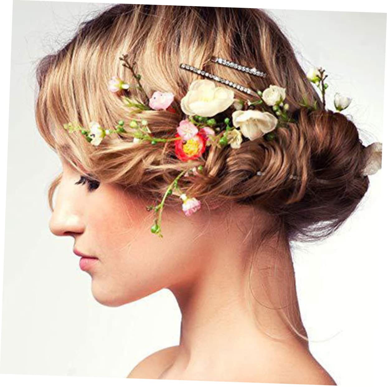 minkissy 36pezzi Fermagli Per Con Strass Accessori Di Moda Per Donne e Ragazze Design Elegante Perfetti Per Ogni Occasione
