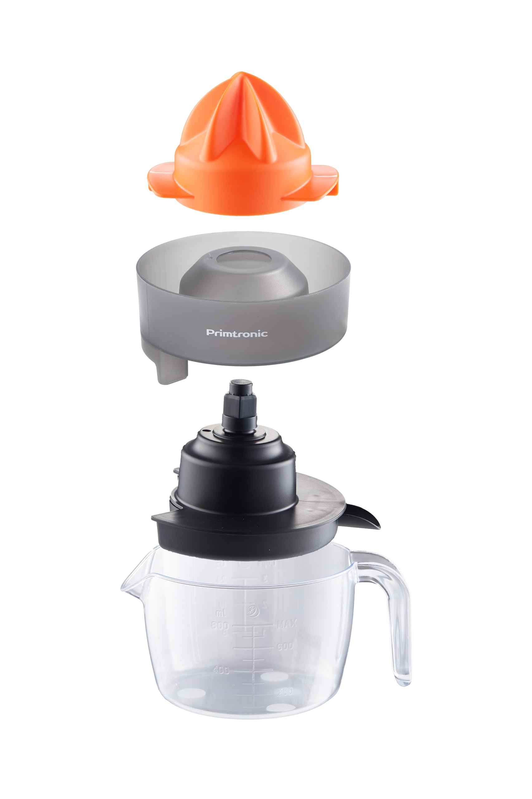 Exprimidor de cítricos, exprimidor de naranja, exprimidor de limón, 3 tazas de 24 onzas, eléctrico con cable, rotación automática a presión, adecuado para naranjas y limones, con un pequeño 8