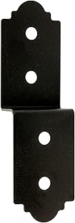 Simpson Strong-Tie Outdoor Accents Mission Collection 3 in. ZMAX, Black Powder-Coated Deck Joist Tie for Rough 2X