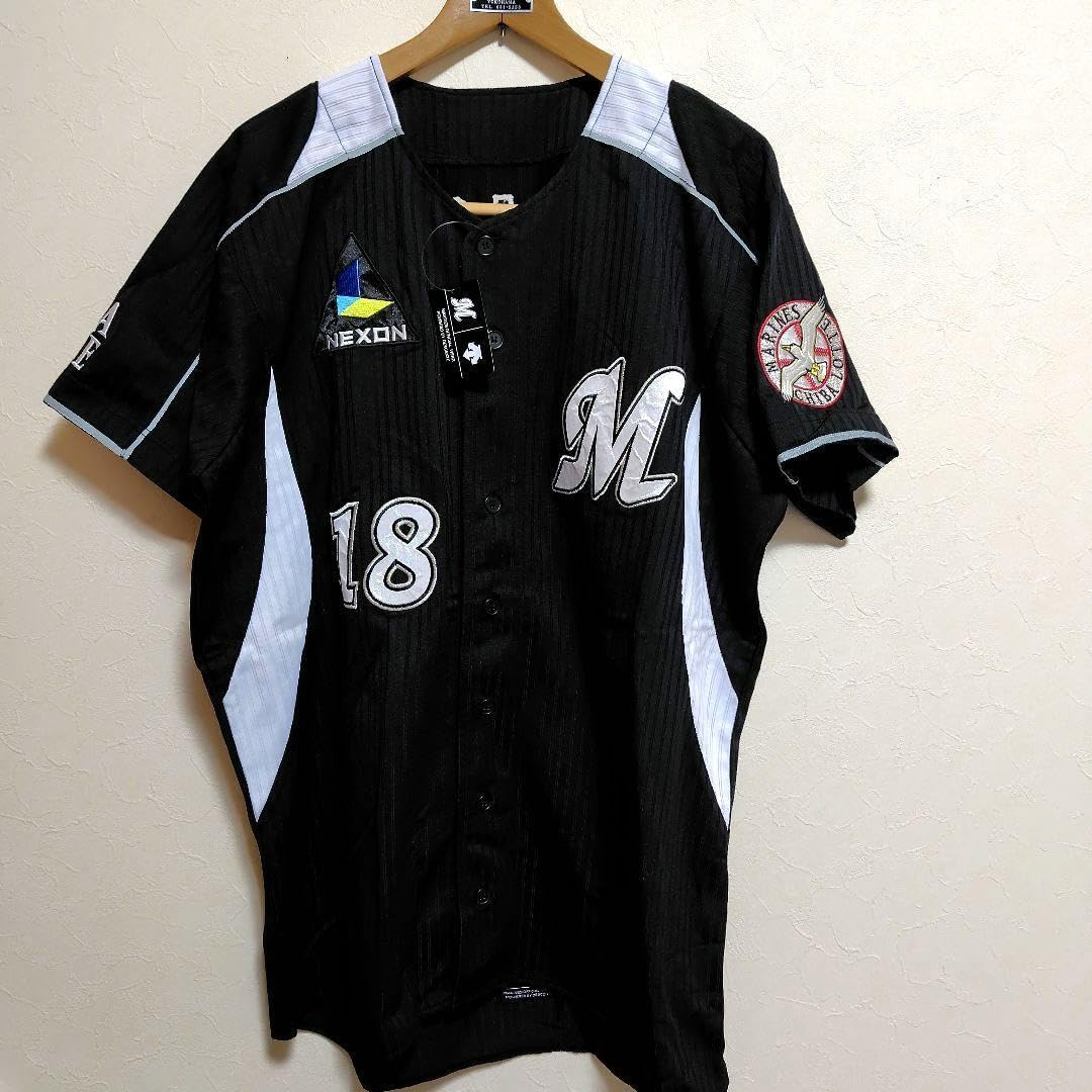 デサント 千葉ロッテ 藤岡 貴裕 #18 刺繍 ユニフォーム ホーム 紙タグ