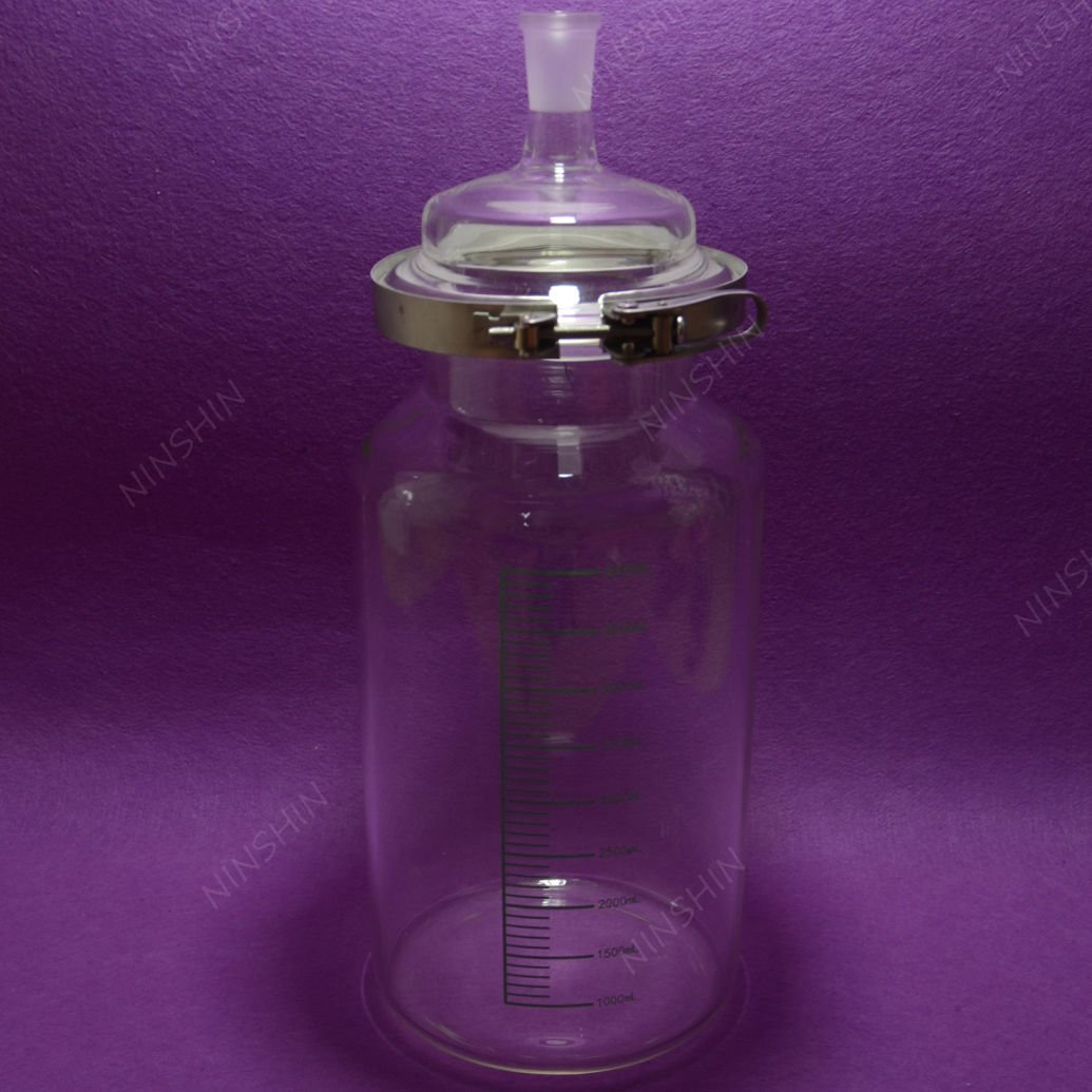 5000mL 24/​40 1 Neck,​Glass Cylinder Reactor,5 Litre Flat Bottom Reaction Flask