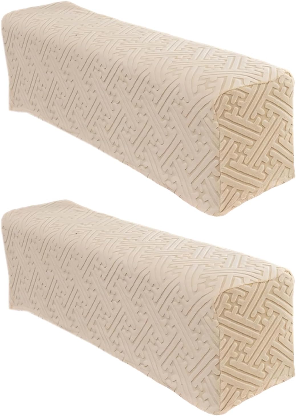 2PCS Elastic Armrest Covers for Sofas Nonslip Skirt Design Fit Most Furniture Sofa Arm Slipcovers Chair Protectors Elastic Armrest Covers for Sofas Nonslip Skirt Design Fit Most Furniture Sofa Chair