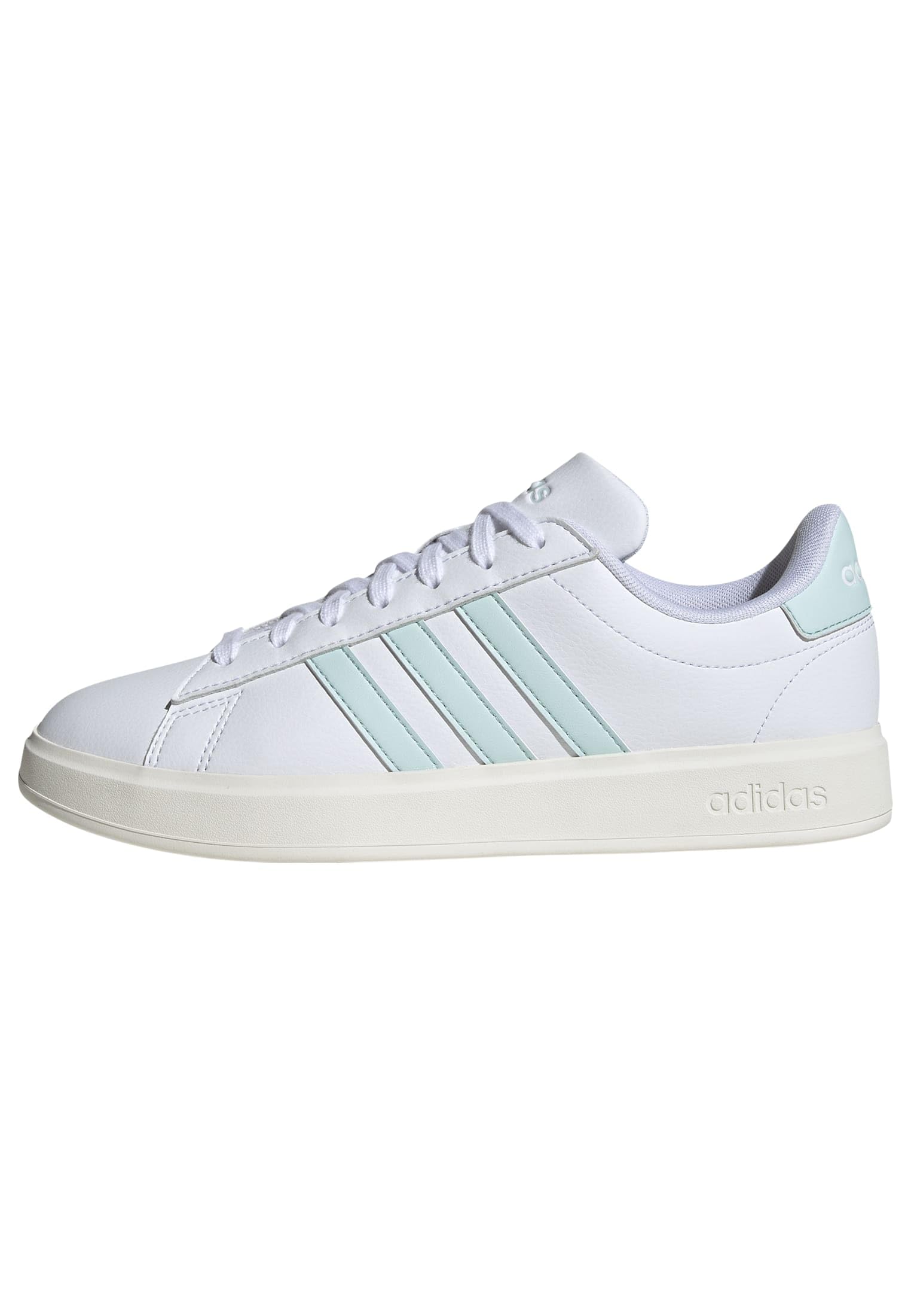 adidas Women's Grand Court Cloudfoam Lifestyle Court Comfort Shoes, FTWR White/Halo Mint/core White, 5 UK