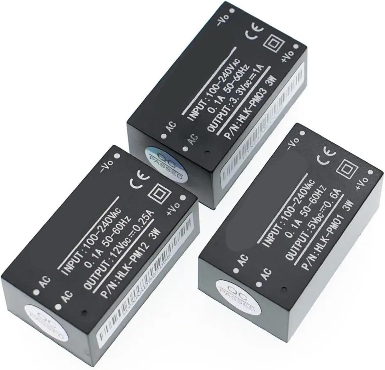 1PCS HLK-PM01 HLK-PM03 HLK-PM12 AC-DC 220V to 5V/3.3V/12V Power Supply Module,Intelligent Household Switch Power Module(HLK-5M03 3.3-5W)