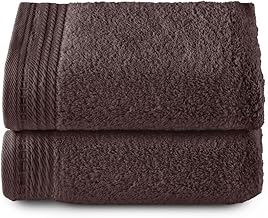 Top Towel - Premium - Toallas de baño Grandes - Toallas baño -2 Toallas de Manos -50 x 100 cms - Algodon 100% - 600 Gramos - Marron