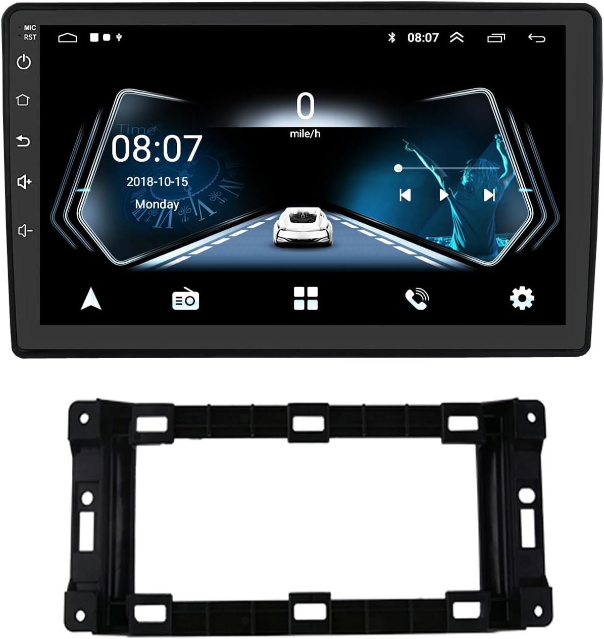 for Dodge RAM 1500 2500 3500 Radio Upgrade 2009 2010 2011 2012,Android Stereo Replacement,QLED Touch Screen,8core CPU,Wireless carplay Android Auto,Free Camera