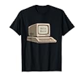 Hello World Retro Old Computer 80s Geek Programmer Humor T-Shirt