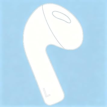 Single Earbuds Pods 3 A2564 Replacement Left Earbud Only, Bluetooth Wireless Single Ear Replacement, Compatible with Pods 3rd Generation, L A2565