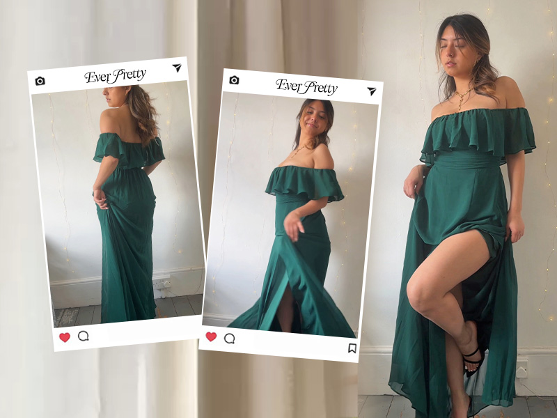 Amazon.com: Ever-Pretty Women's Summer Off The Shoulder Flowy Chiffon  Formal Wedding Guest Dresses Maxi Side Split Bridesmaid Dress Black US2 :  Clothing, Shoes & Jewelry